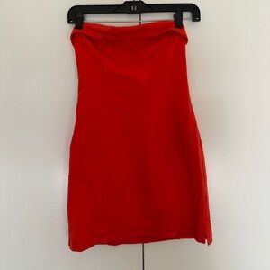 Urban Outfitters Bold Orange Mini Dress